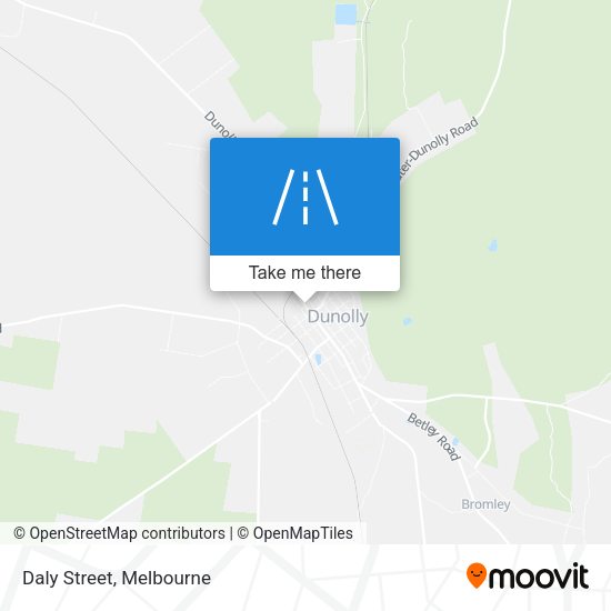 Daly Street map