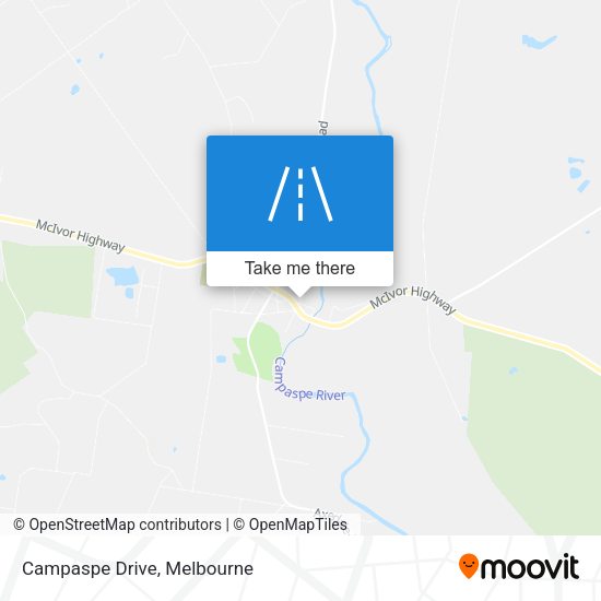 Campaspe Drive map