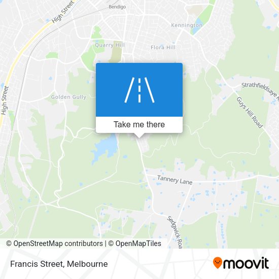 Francis Street map