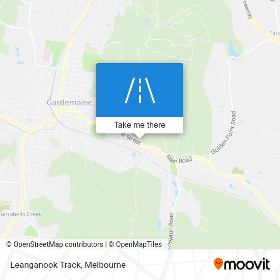 Leanganook Track map