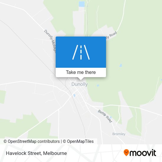 Havelock Street map