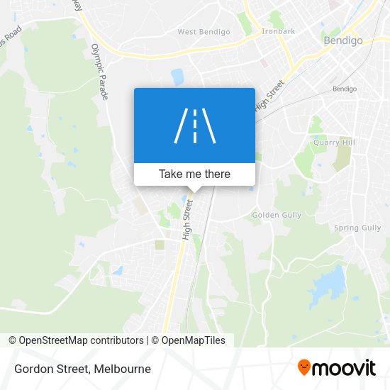 Gordon Street map