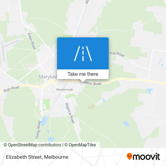 Elizabeth Street map