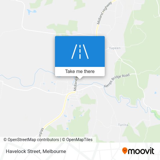 Havelock Street map