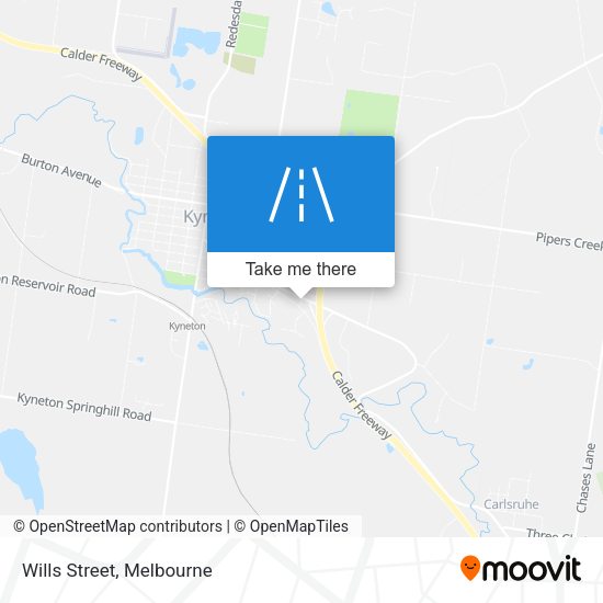 Wills Street map