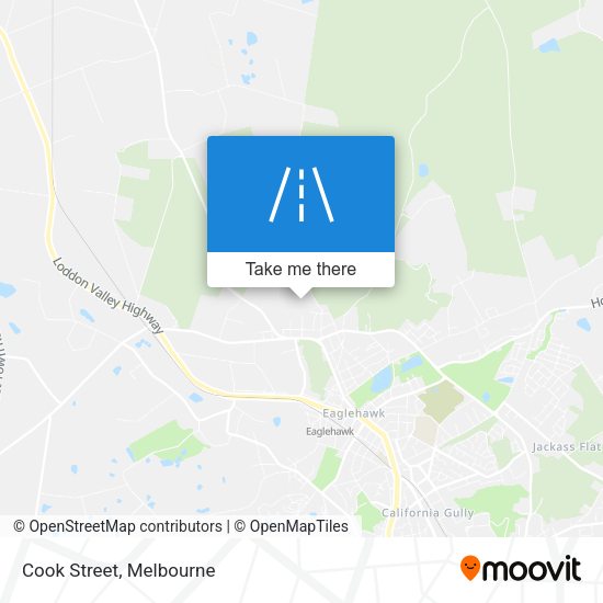 Cook Street map