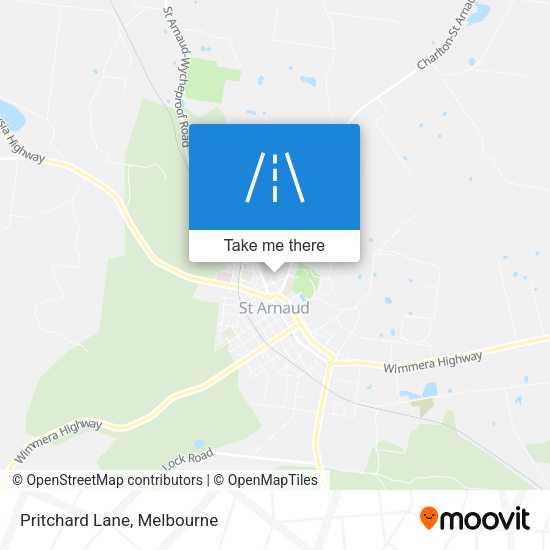 Pritchard Lane map