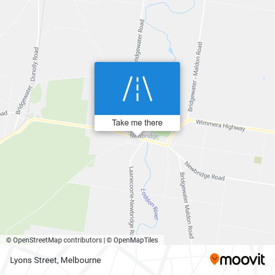 Lyons Street map