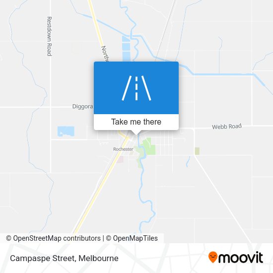 Campaspe Street map