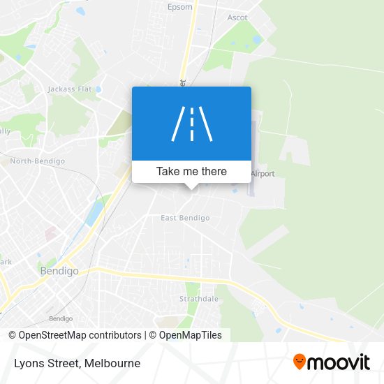 Lyons Street map