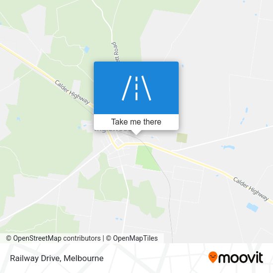 Railway Drive map