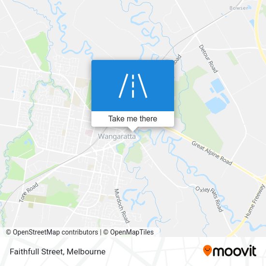 Faithfull Street map