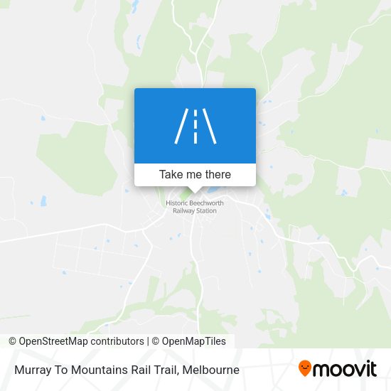 Murray To Mountains Rail Trail map