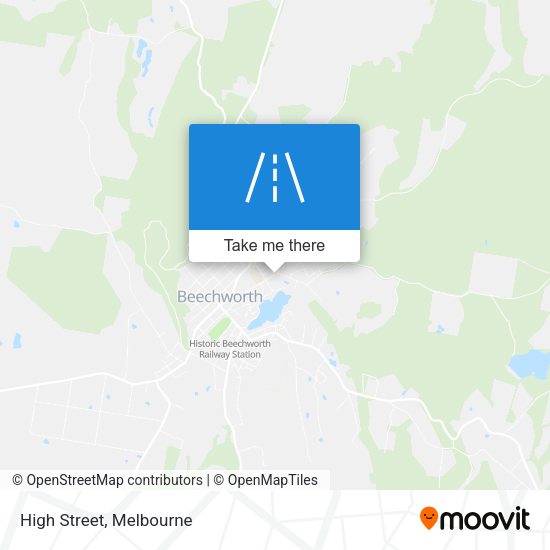 High Street map