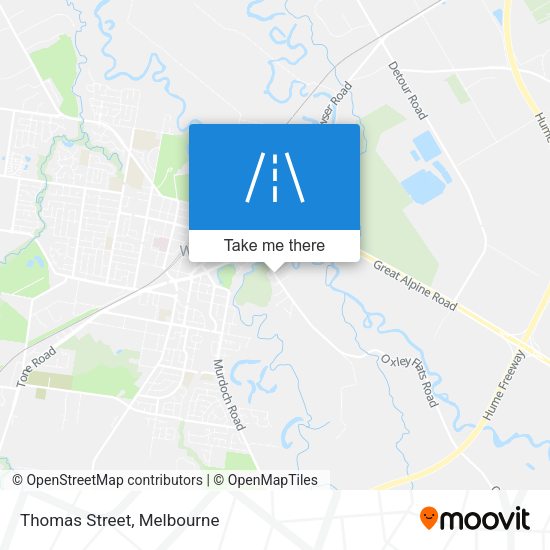 Thomas Street map