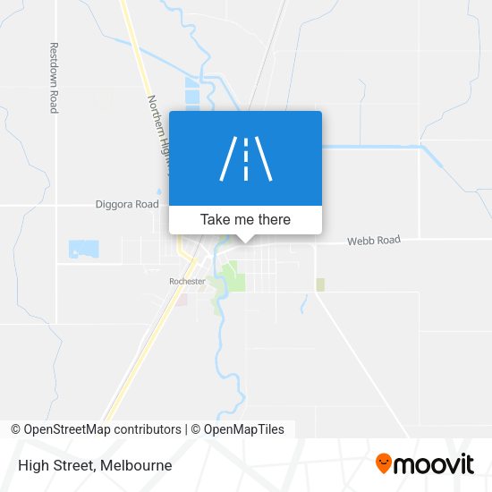 High Street map