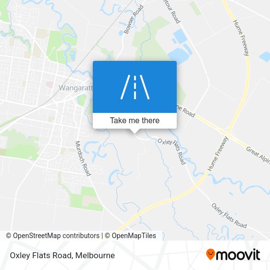 Oxley Flats Road map