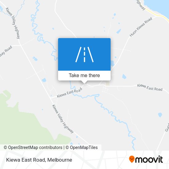 Kiewa East Road map