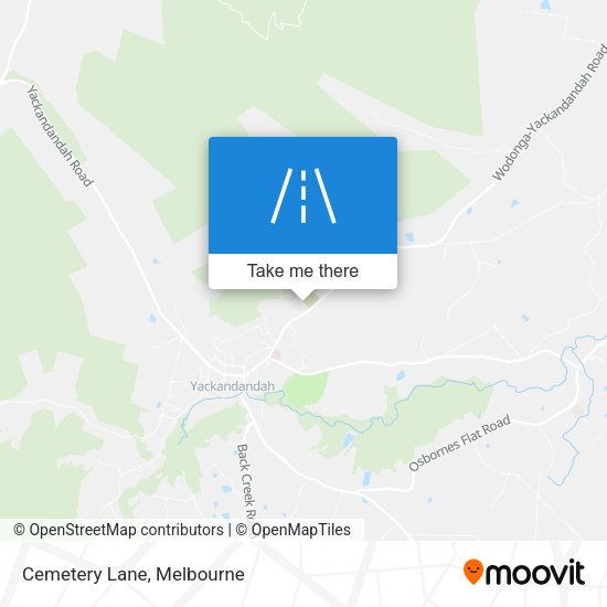 Cemetery Lane map