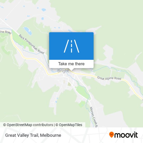 Great Valley Trail map