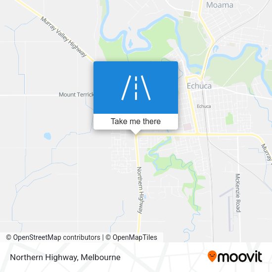 Northern Highway map