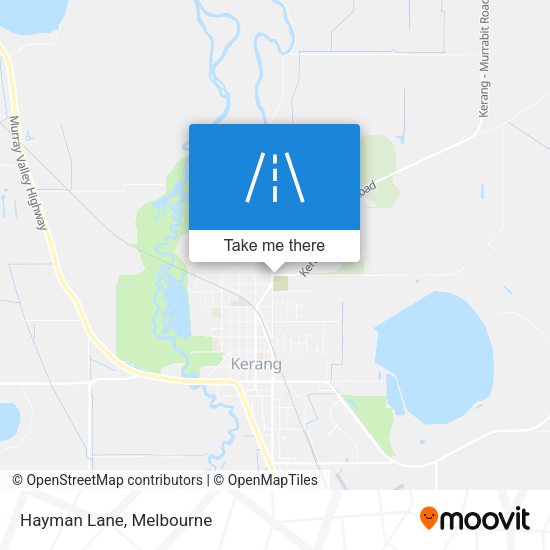Hayman Lane map