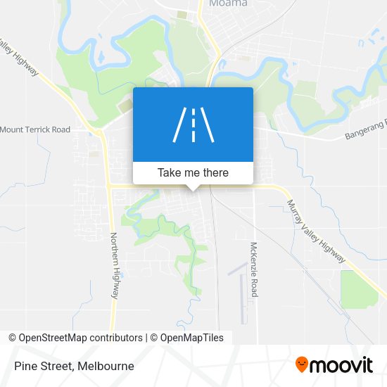 Pine Street map
