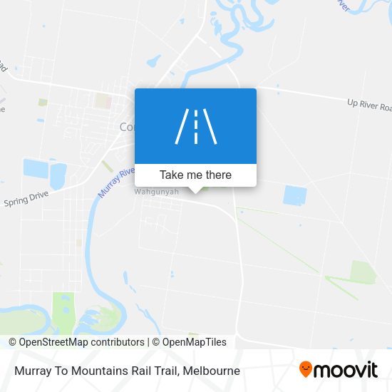 Murray To Mountains Rail Trail map