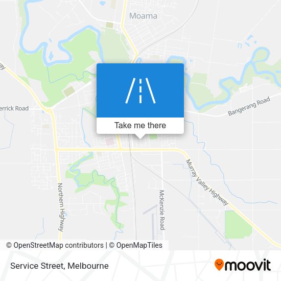 Service Street map