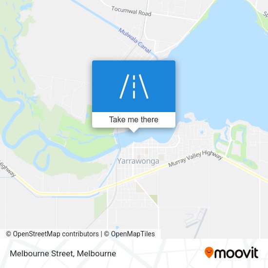 Melbourne Street map