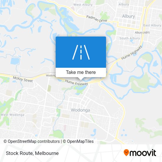 Stock Route map