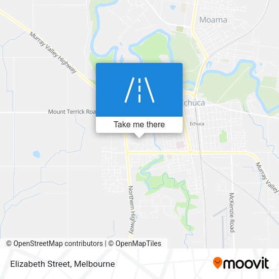 Elizabeth Street map