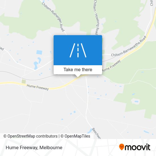 Hume Freeway map