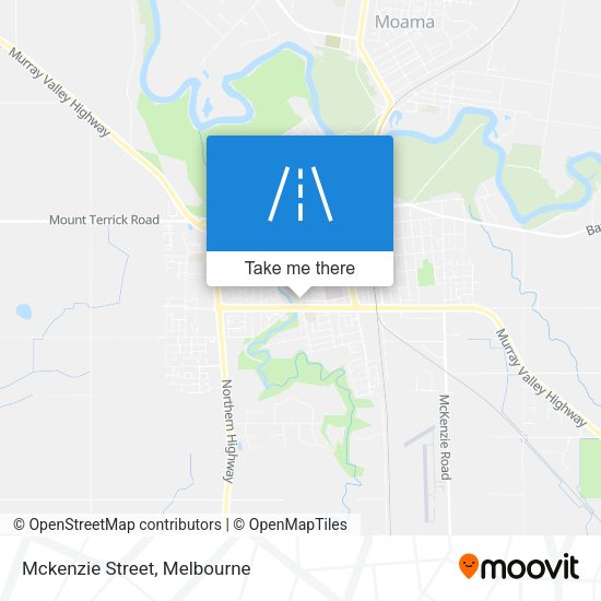 Mckenzie Street map
