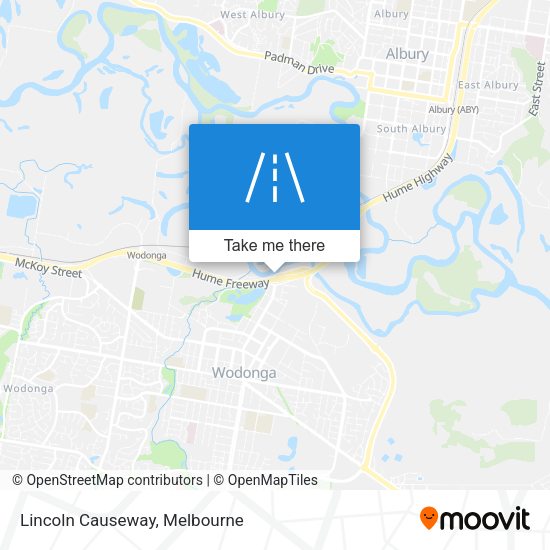 Lincoln Causeway map