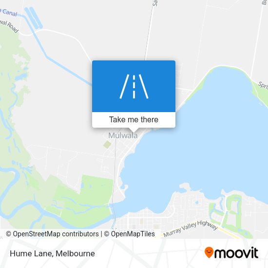 Hume Lane map