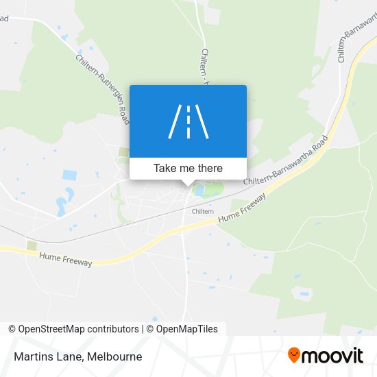 Martins Lane map