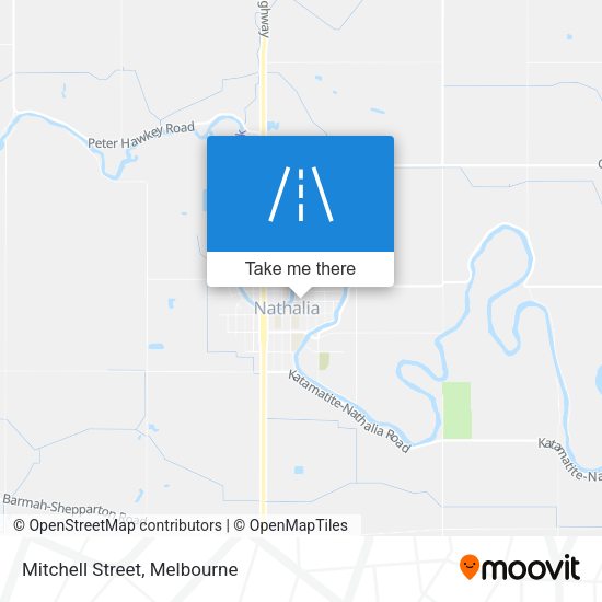 Mitchell Street map