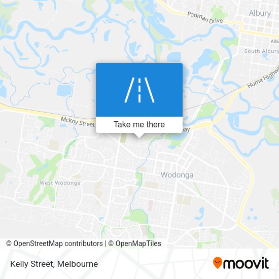 Kelly Street map