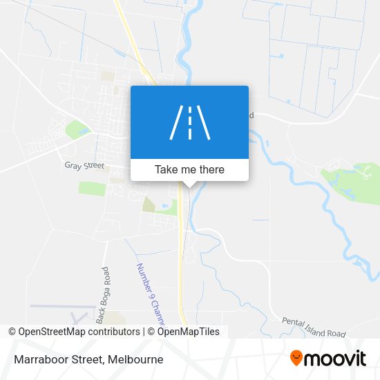 Marraboor Street map