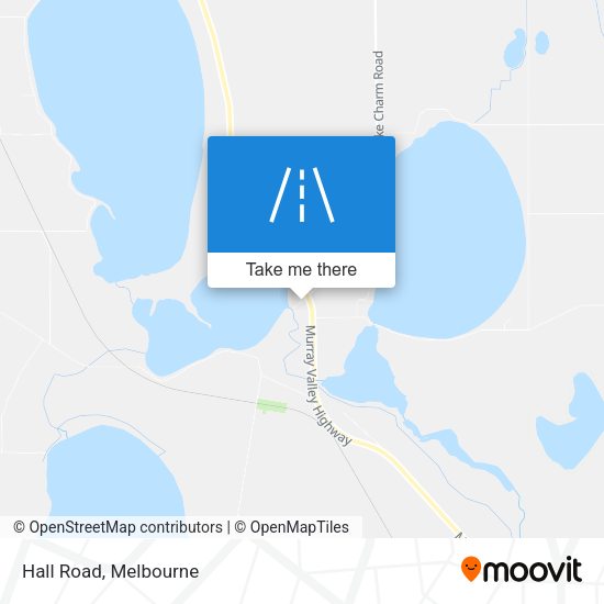 Hall Road map