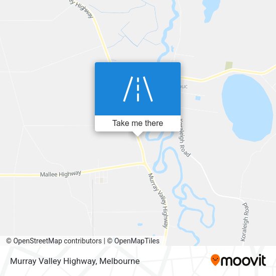 Murray Valley Highway map