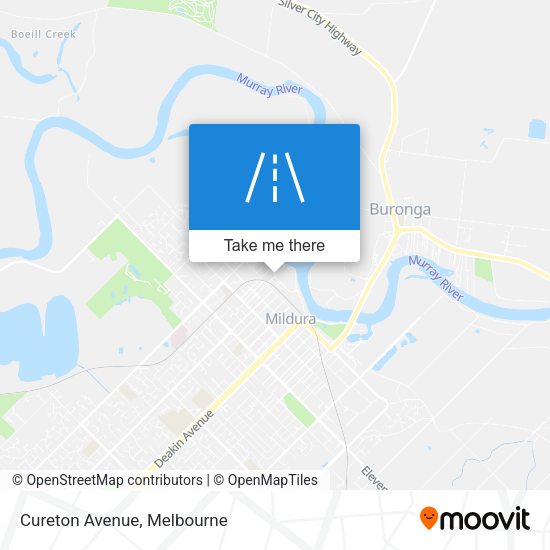 Cureton Avenue map