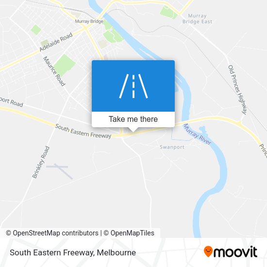 South Eastern Freeway map