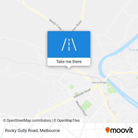 Rocky Gully Road map