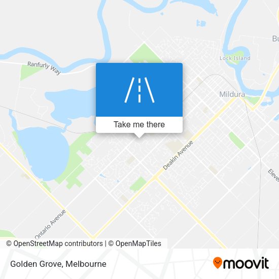 Golden Grove map