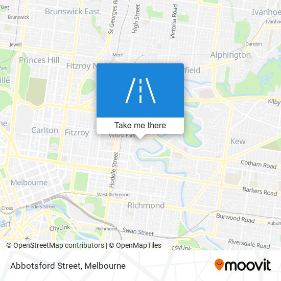 Abbotsford Street map