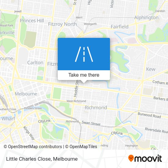 Little Charles Close map