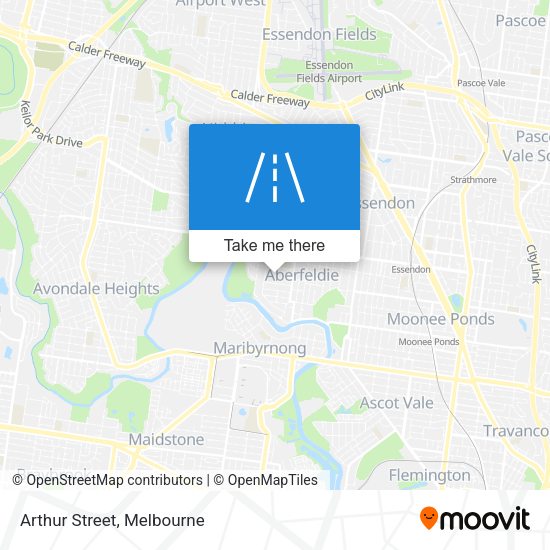 Arthur Street map
