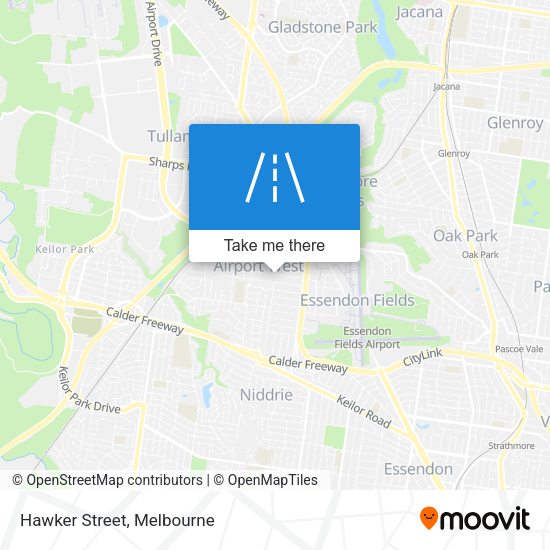 Hawker Street map